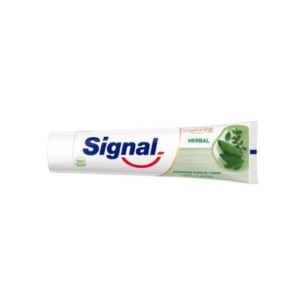 Signal Complete 8 Nature Elements for Strengthened gums in 1 week Herbal Toothpaste
