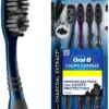 Oral B Cavity Defense 123 Soft Black Toothbrush (Pack of 4) - India - Assorted Colours